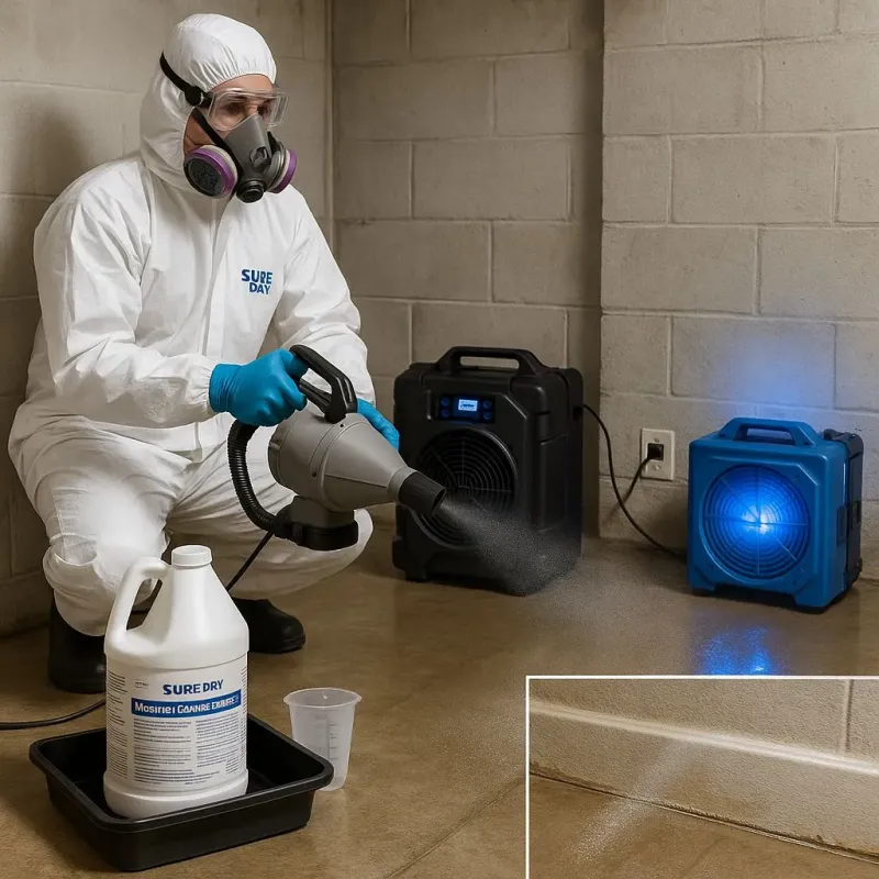 Sanitization and Odor Removal process in Sansom Park, TX