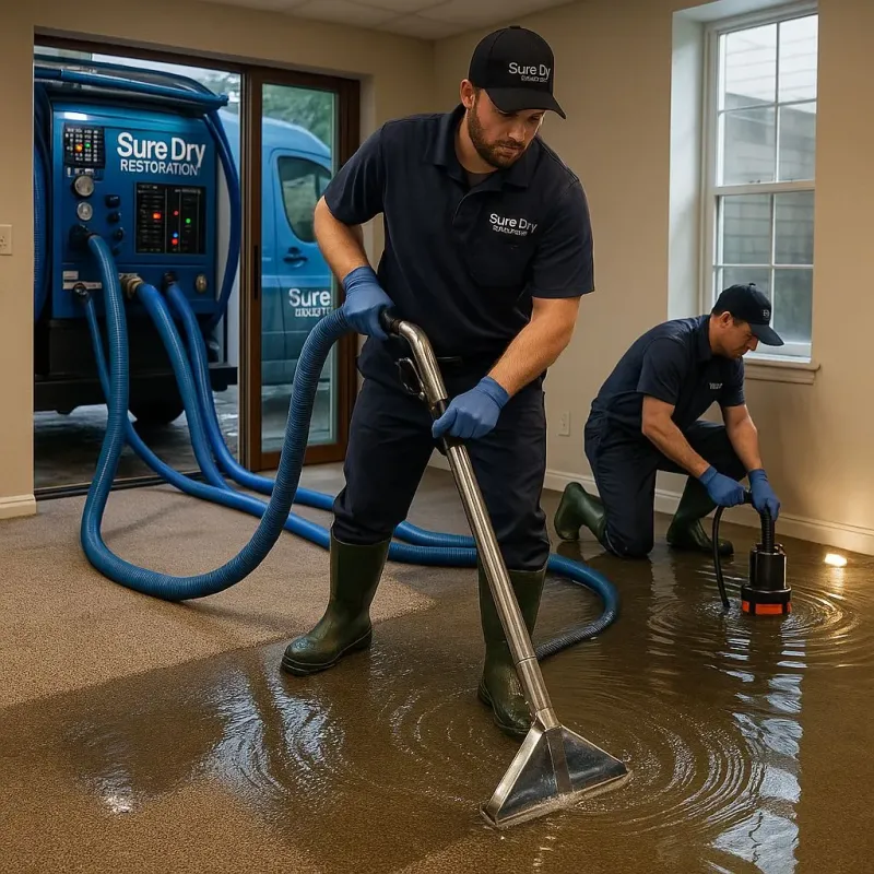 Water Extraction and Removal process in Sansom Park, TX